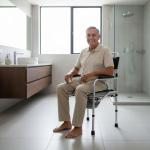 كرسي حمام طبي متنقل - 13