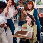 بلاتر التقديم الخشبي مع غطاء - 5