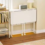 طاولة مكتب موفرة للمساحة بعجلات - 10