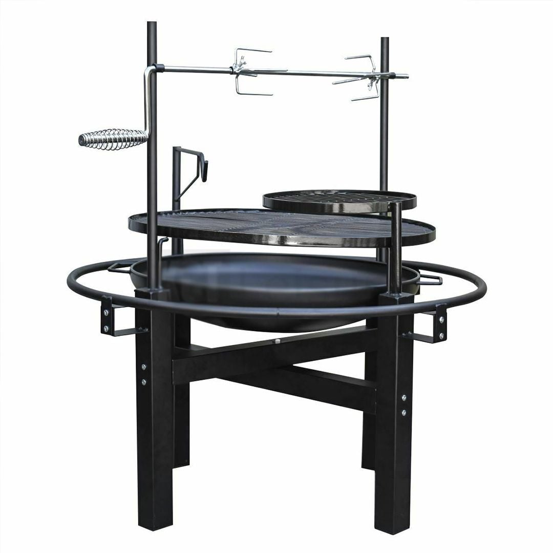 Wood Fire Pit And BBQ Charcoal Grill product thumbnail 2