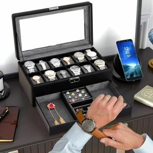 Leather Box for Accessories and Watches - 1