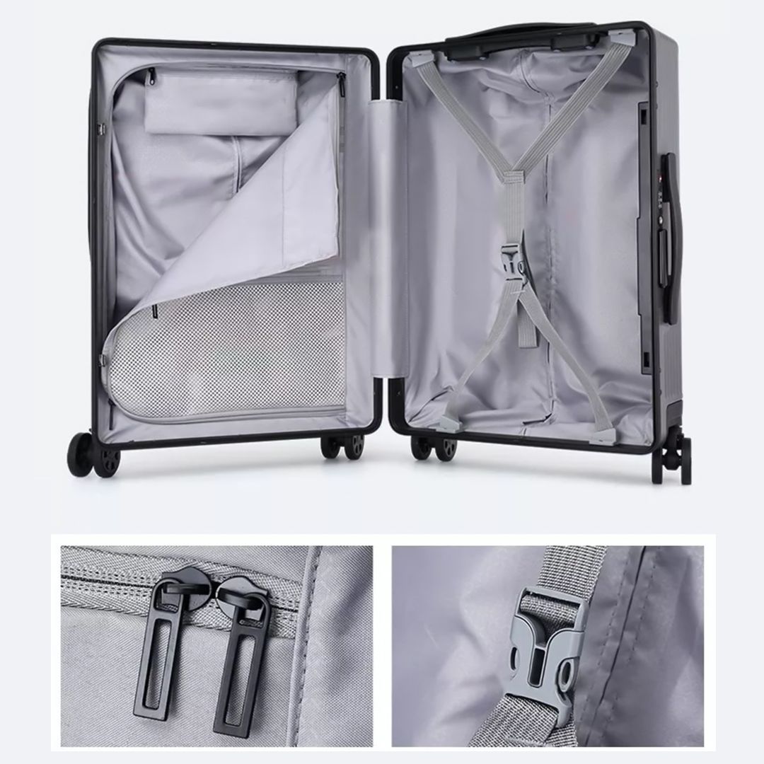 حقيبة سفر مع قفل و مدخل شحن USB	 - 9