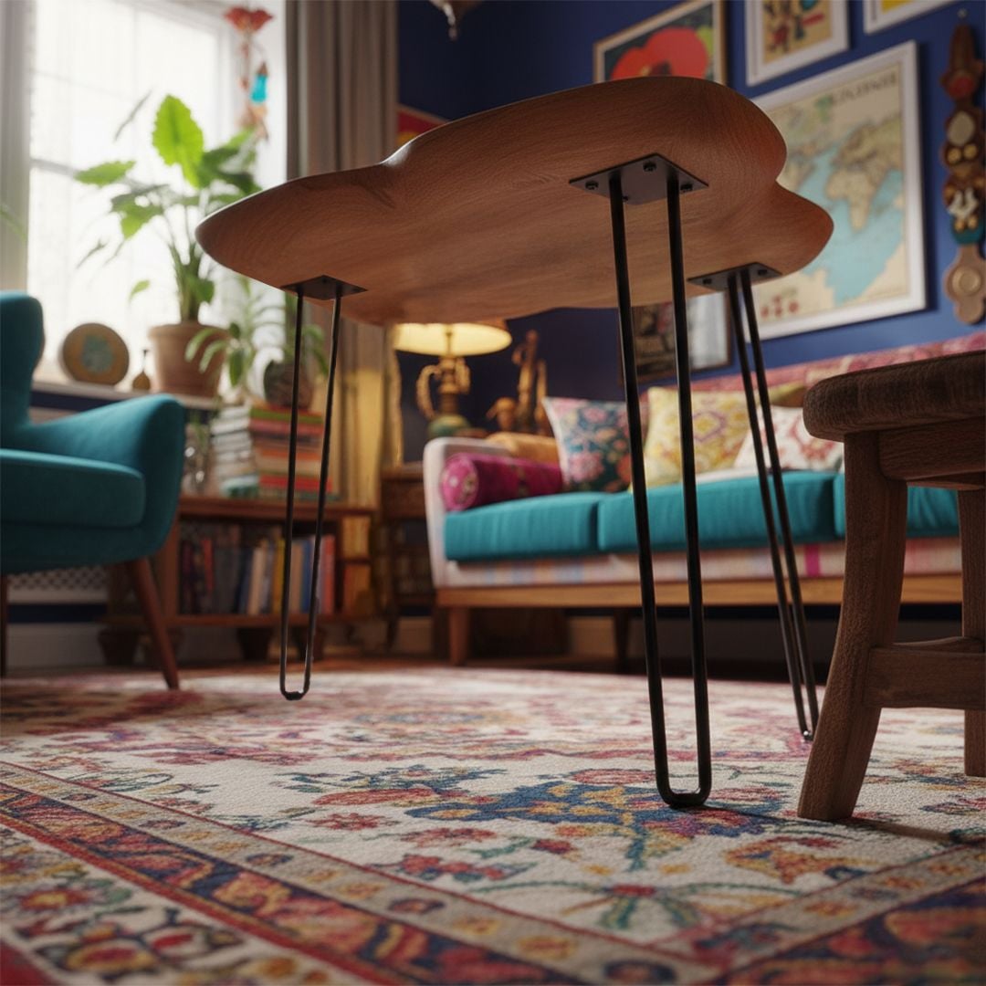 طاولة خشبية لتقديم المكسرات - 6