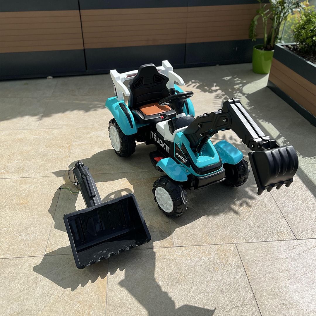 جرافة ركوب كهربائية للأطفال - 12