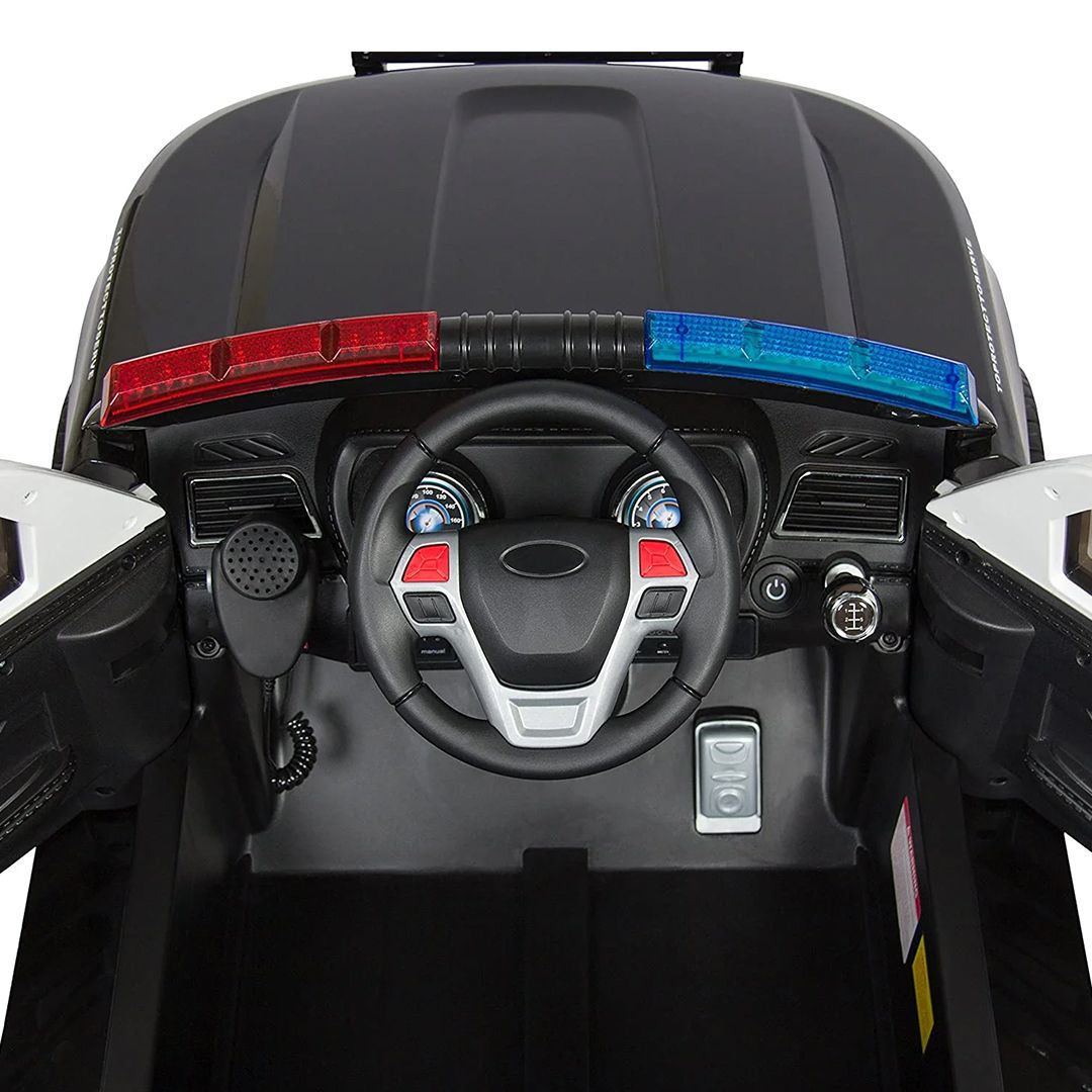 سيارة شرطة كهربائية 12 فولت للأطفال - 7