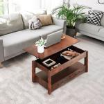 طاولة وسط خشبية بسطح متحرك - 17