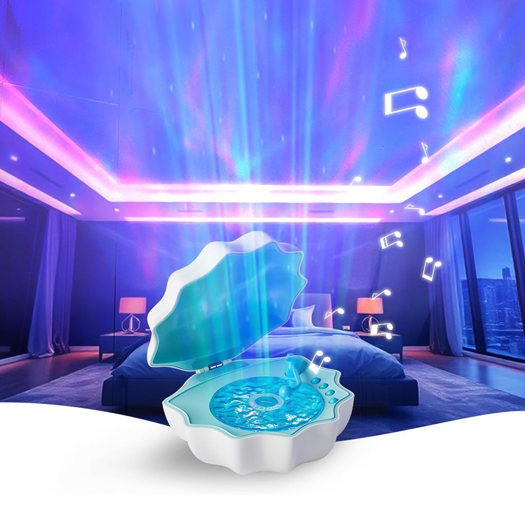 سبيكر  وبروجيكتور على شكل محار - 15