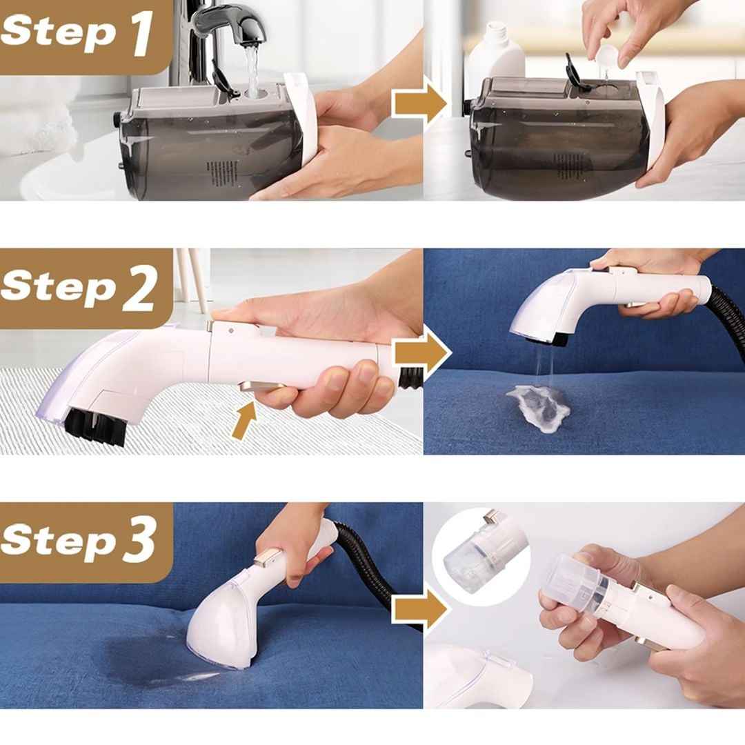 مكنسة تنظيف السجاد العميق - 6