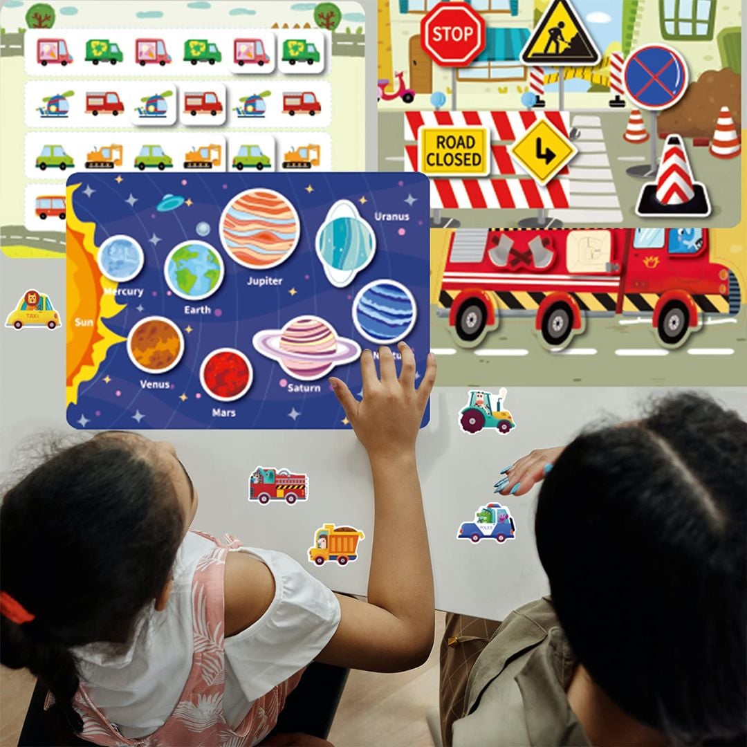 كتاب ملصقات السيارات التعليمي - 10