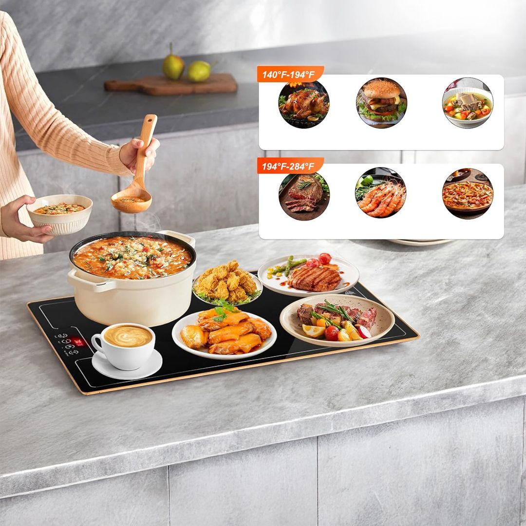 لوح تدفئة الطعام الكهربائي - 2