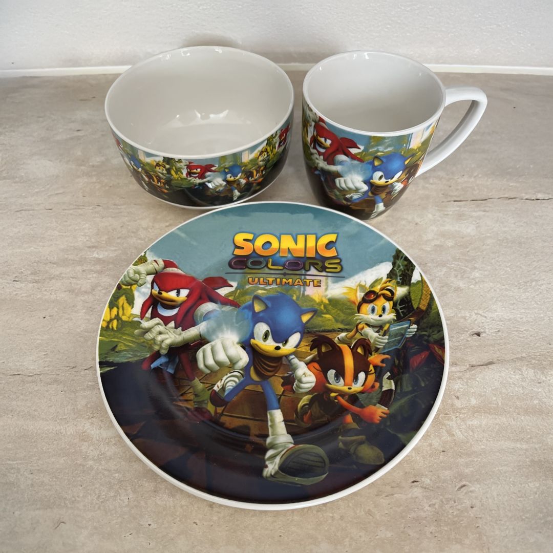 أدوات طعام للأطفال بتصميم SONIC - 2