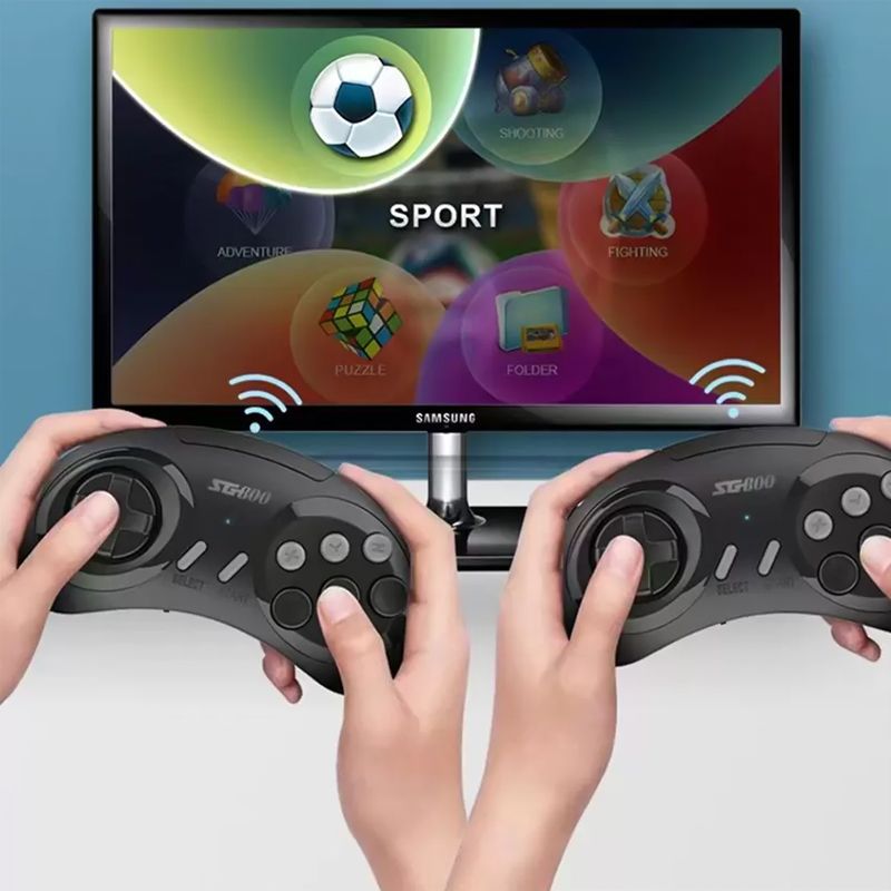 Wireless Game Console For Sega Genesis product thumbnail 2