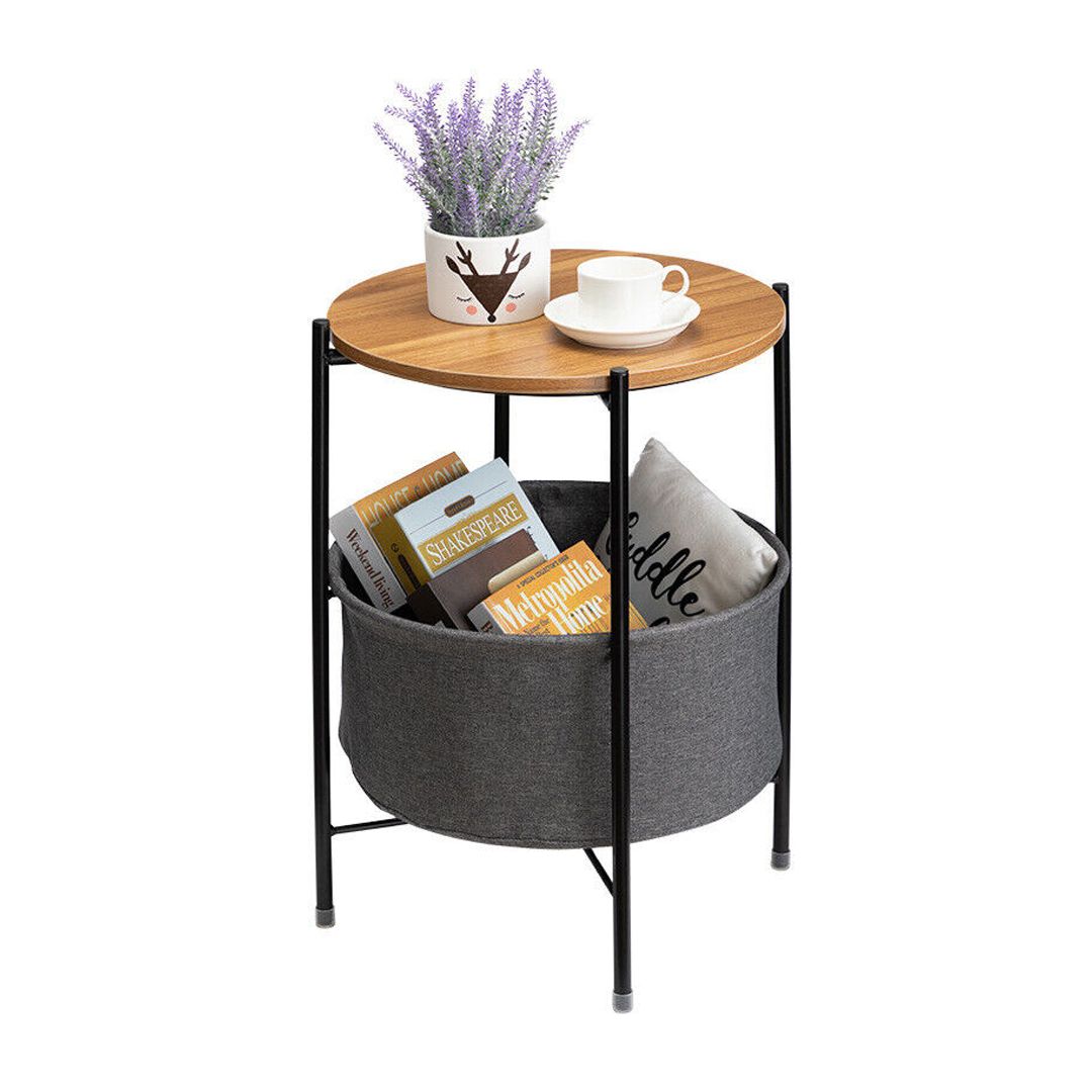 Side Table with Basket for Books product thumbnail 12