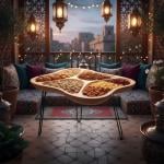 طاولة خشبية لتقديم المكسرات - 5