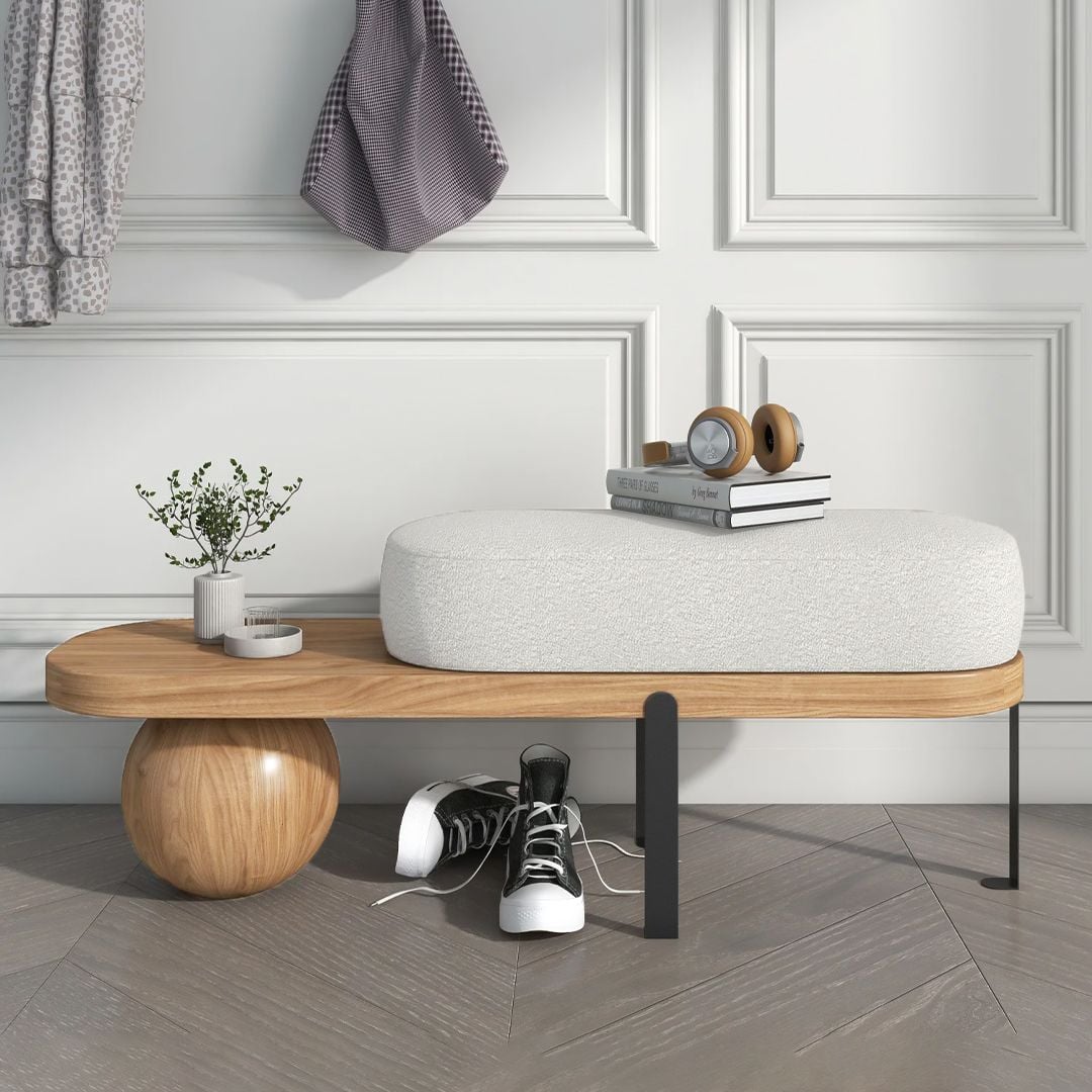 Scandinavian Style Entryway Bench product thumbnail 3