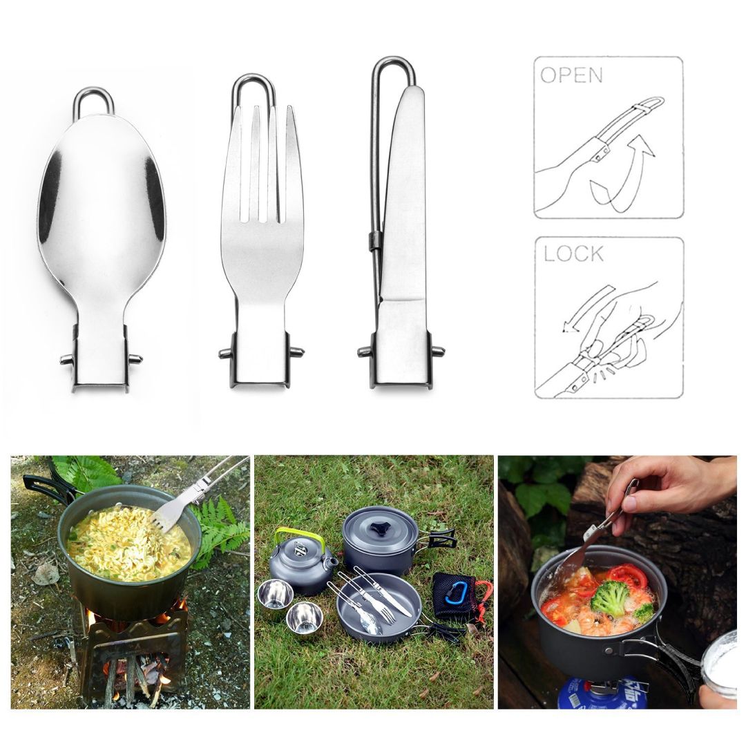 Camping Cookware Kit with stove product thumbnail 6