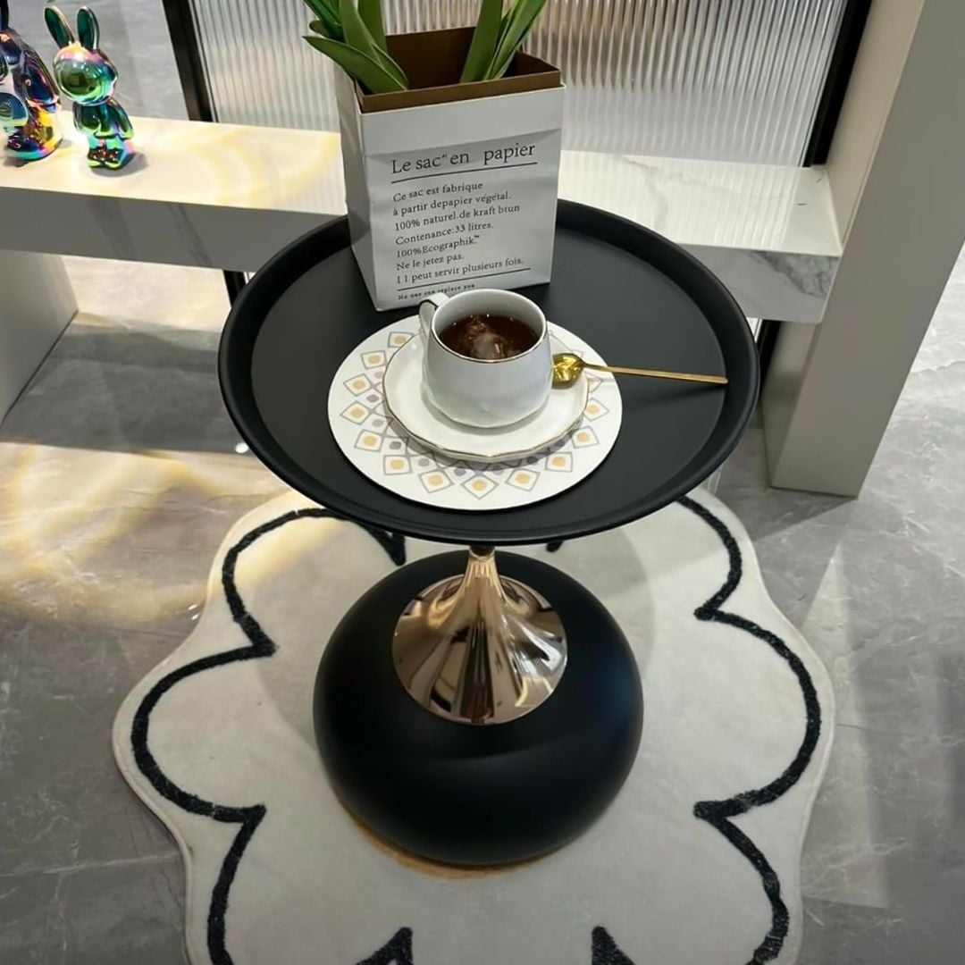 طاولة جانبية فاخرة بتصميم مزهرية - 8