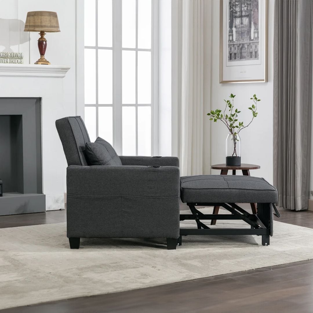 أريكة و سرير بتصميم عصري مع حاملات للأكواب - 6