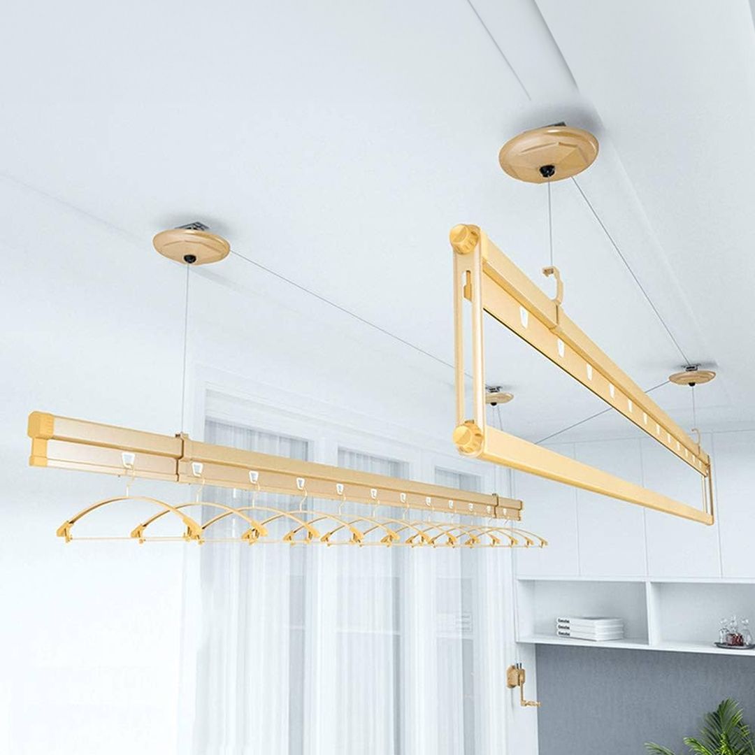Hand-Cranked Ceiling Mounted Rack 1.5 m product thumbnail 4