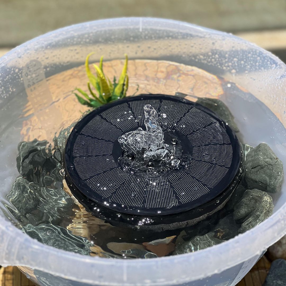 النافورة المُضيئة على الطاقة الشمسية - 27