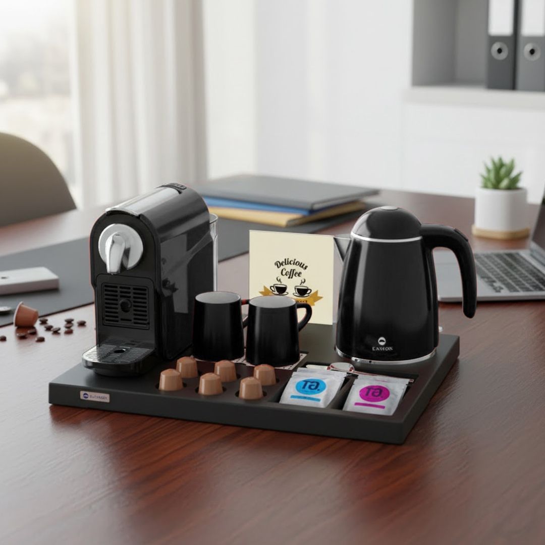 ركن ضيافة فندقي متكامل لتحضير المشروبات - 22