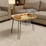 طاولة خشبية لتقديم المكسرات - 8