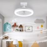 Fan with LED Light and Remote Control - 9