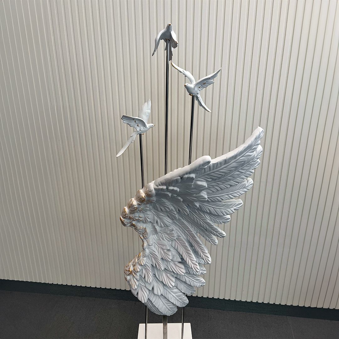  تمثال ديكور آنجل وينغز مع بلوتوث  - 11