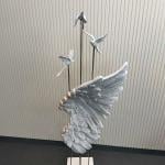  تمثال ديكور آنجل وينغز مع بلوتوث  - 11