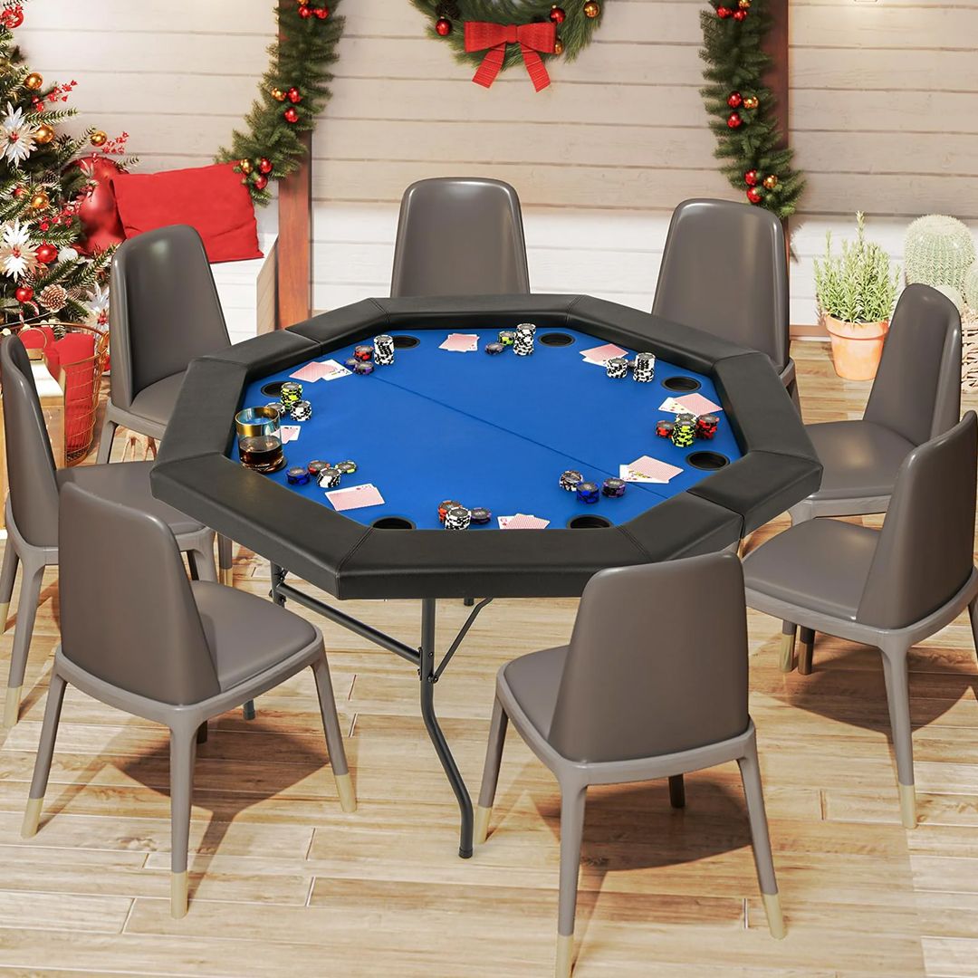 Foldable Card Game Table for Home & Gatherings - 7