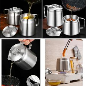 مقلاة زيت عميقة مع مصفاة - 5