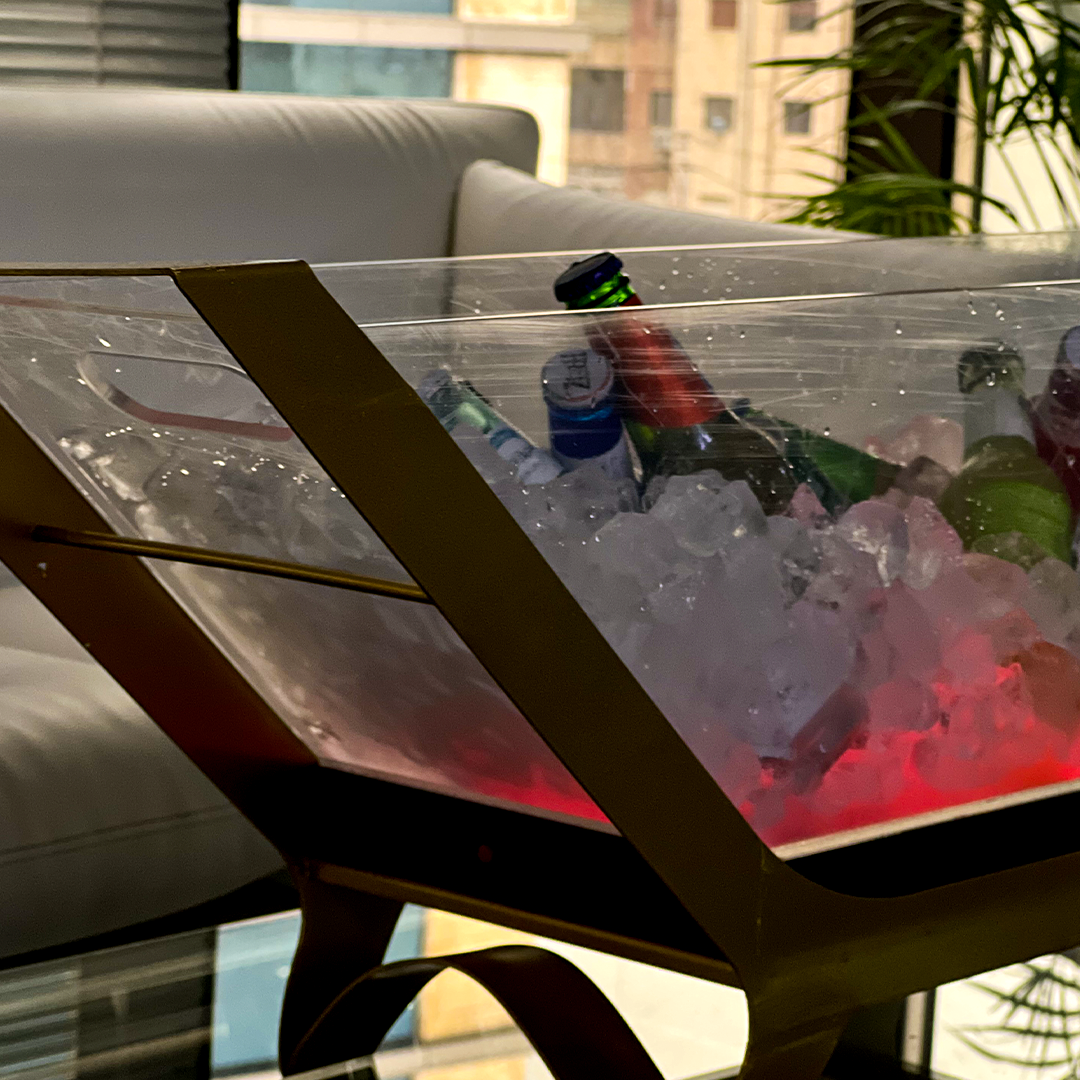 حوض المشروبات الثلجي المضيء - 27