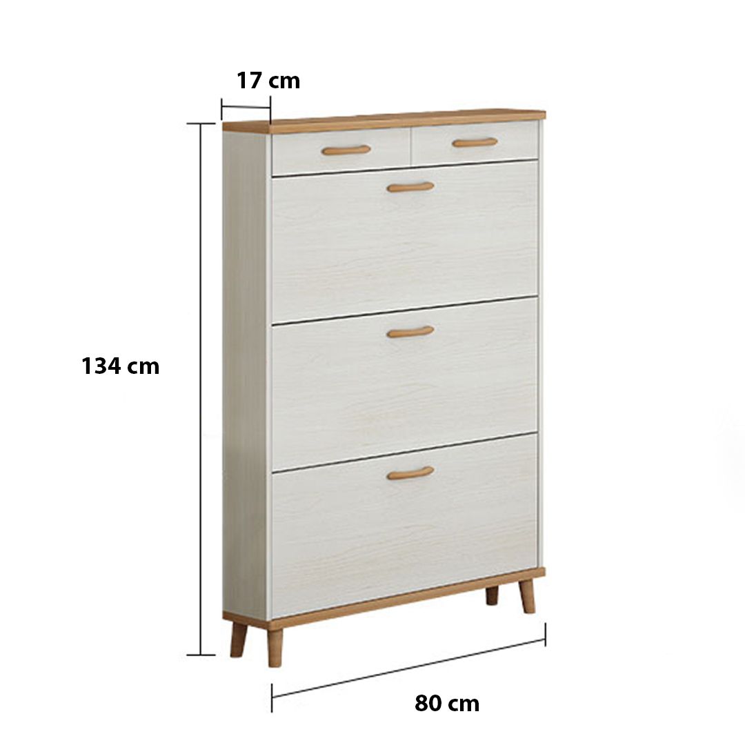 Wooden Shoe Cabinet with Two Drawers product thumbnail 12