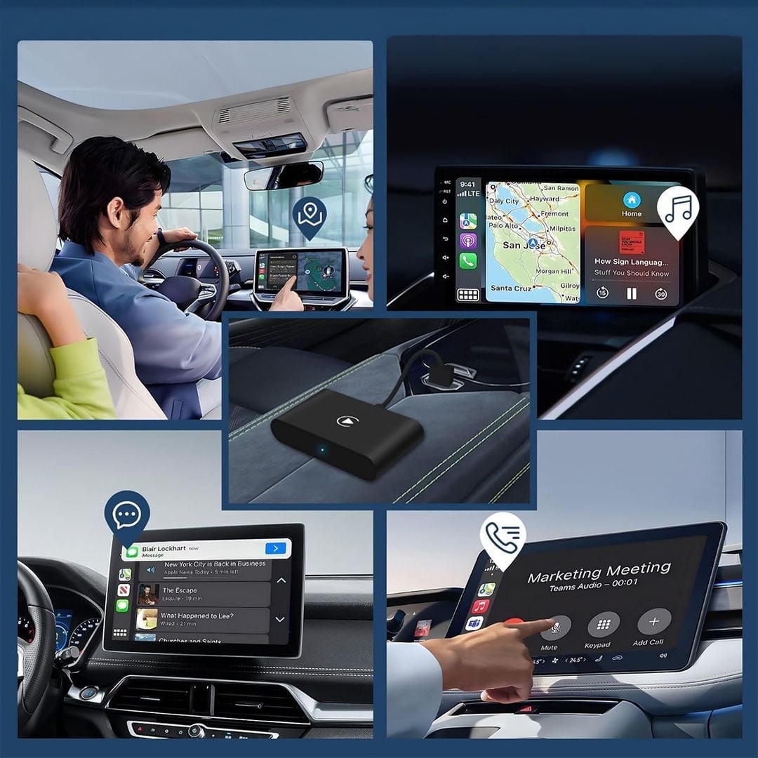 محول carplay لاسلكي - 11