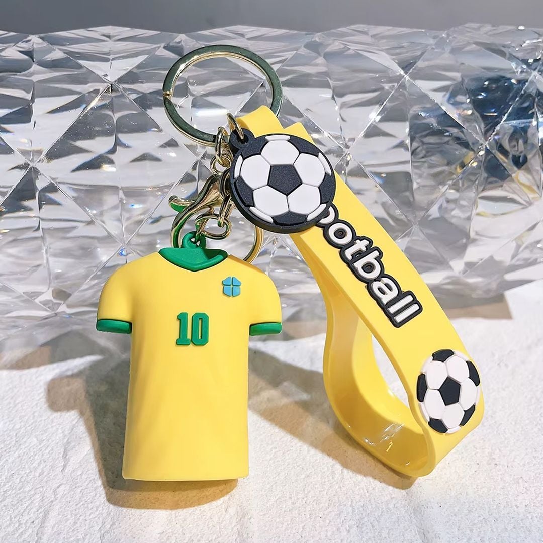 Football heroes jersey keychain