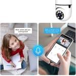 كاميرا مراقبة لاسلكية على شكل لمبة - 7