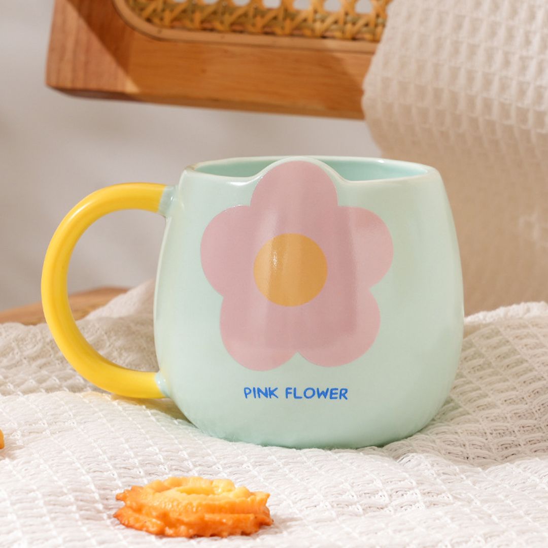 Floral Design Mug - 2