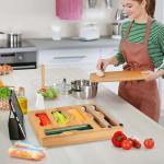 منظم أكياس وموزع تغليف خشبي - 2