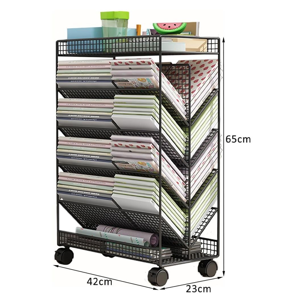 Metal Book Storage Cart product thumbnail 15