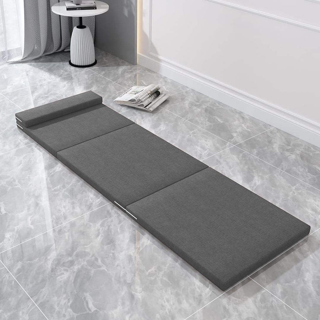 مرتبة نوم قابلة للطي مع وسادة مدمجة - 5