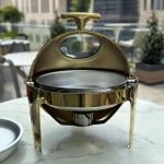 موقد بوفيه مُستدير ستانلس ستيل - 4