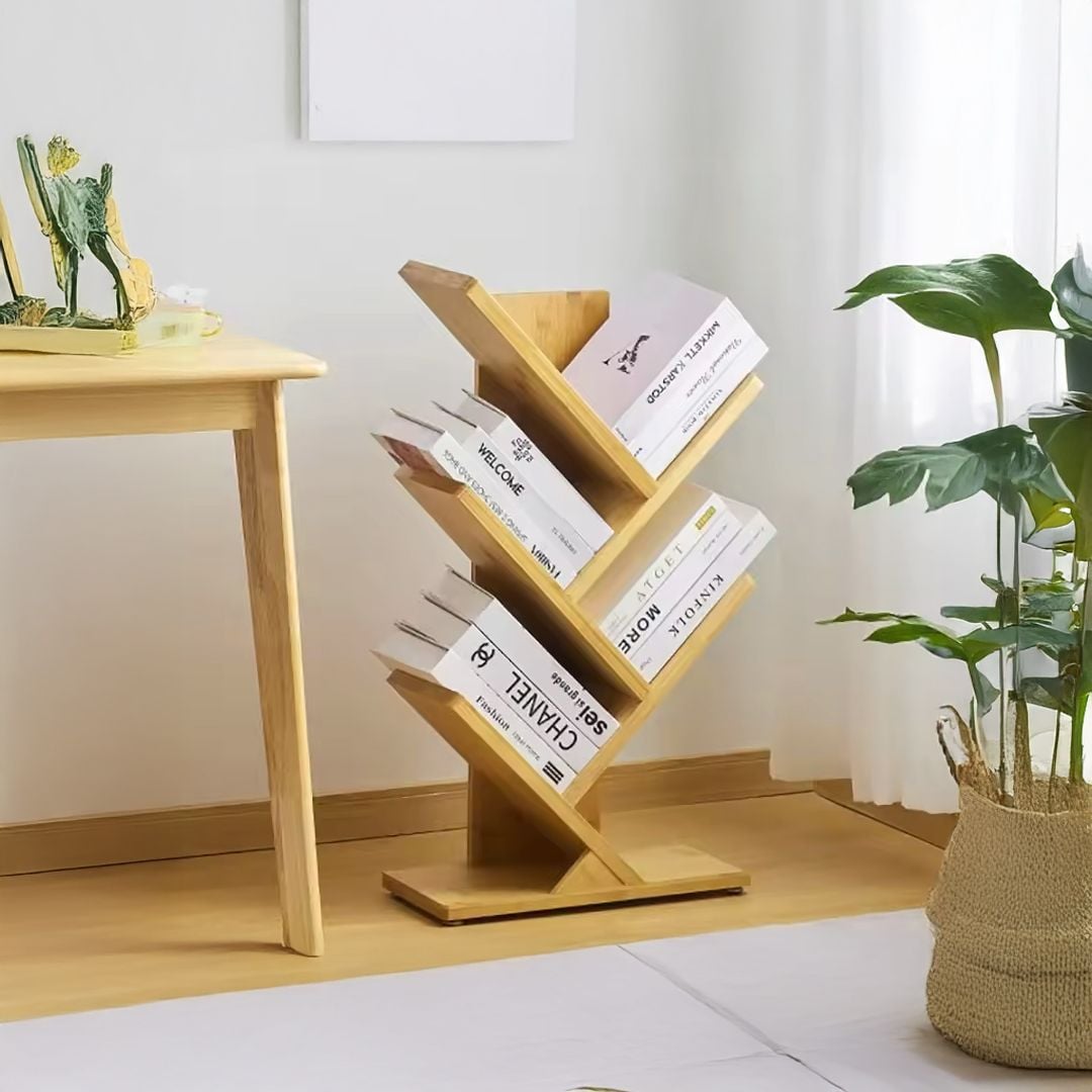 منظم الكتب الخشبي - 1