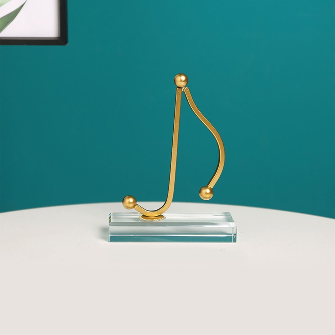  ديكور النوتات الموسيقية بقاعدة كريستال - 6