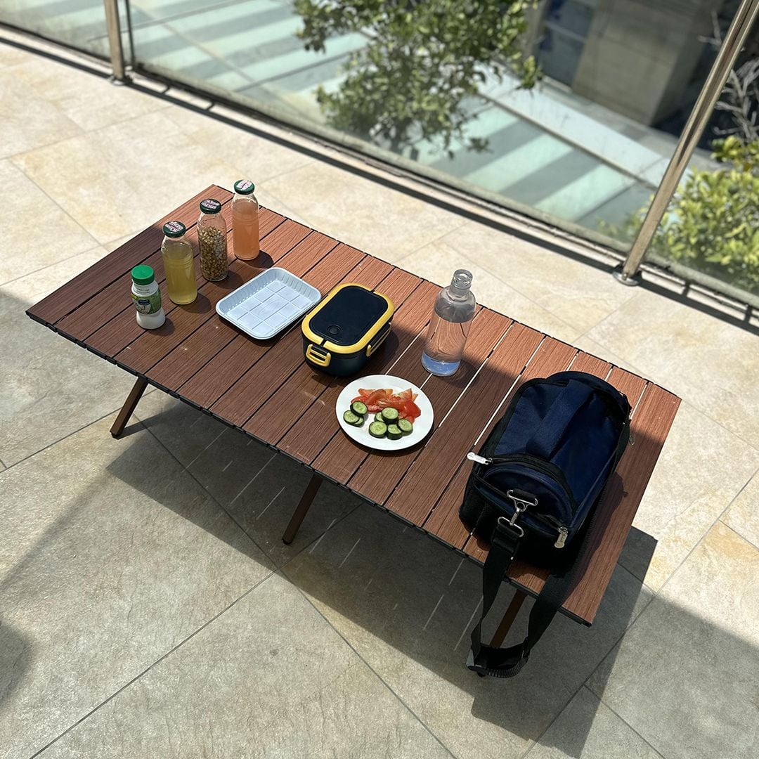 Folding Wood Picnic Table product thumbnail 2