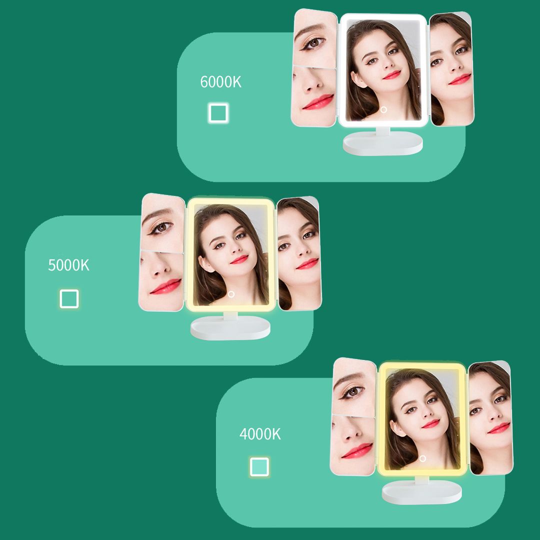 Foldable LED Cosmetic Mirror product thumbnail 10