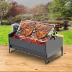 باربكيو محمول مع مشبك قابل للدوران