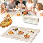 لوح تسخين الطعام السيليكون القابل للطي - 1