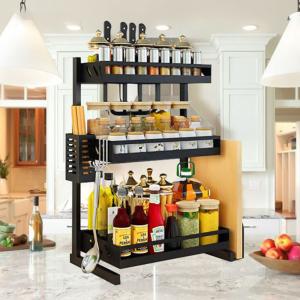 رفوف تنظيم المطبخ 3 رف - 1