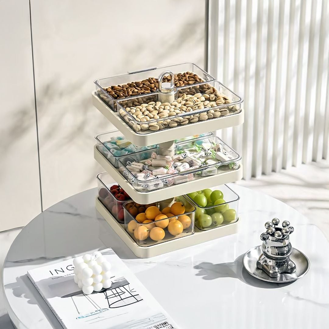 ستاند تقديم دوار بثلاث طبقات - 15