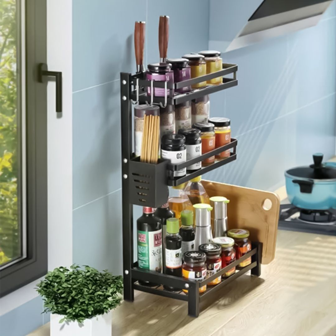 رفوف تنظيم المطبخ 3 رف - 22